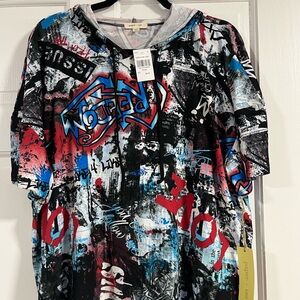 Paper Tee Multicolor Graffiti T-Shirt Hoodie